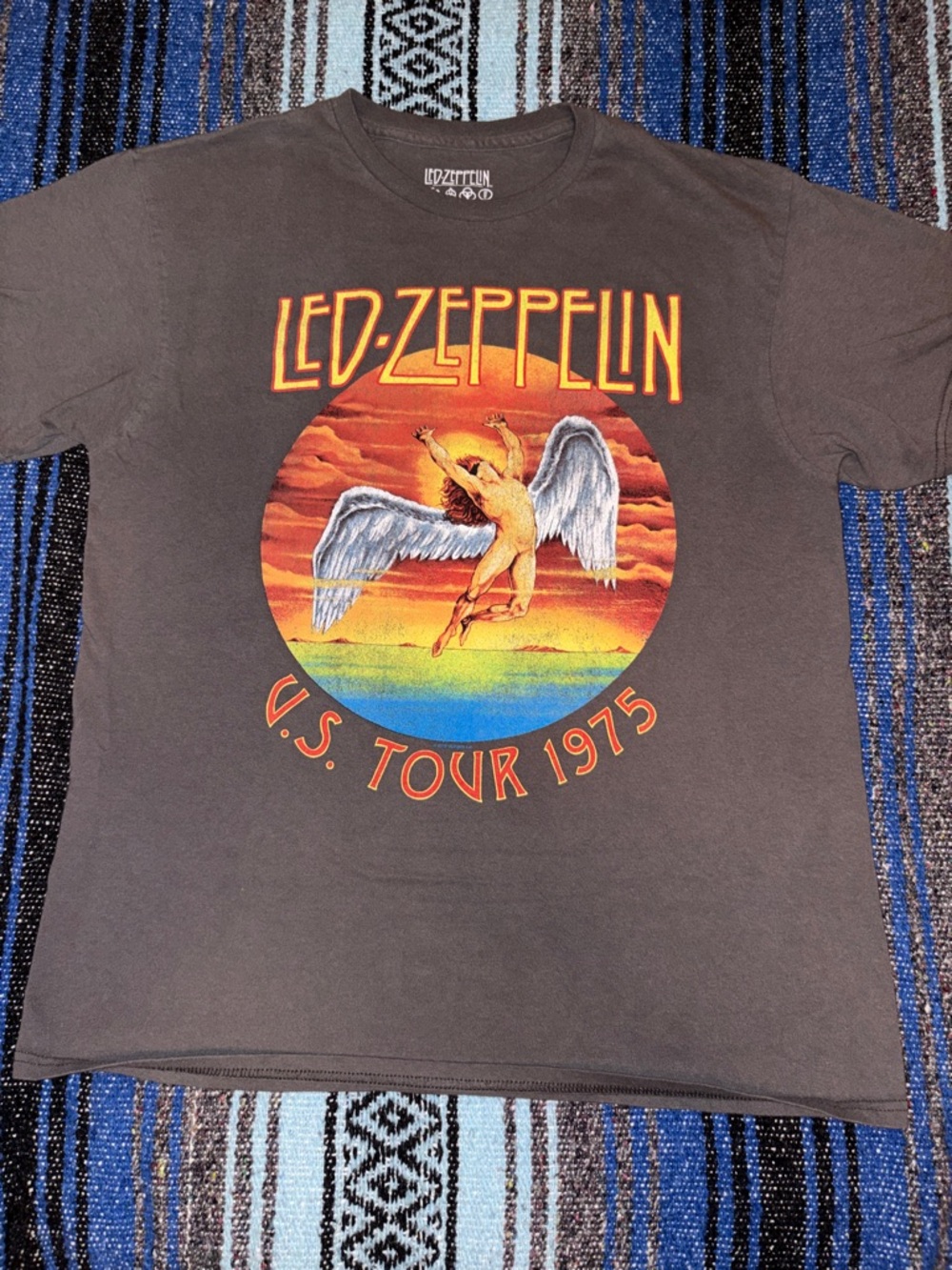 Led Zeppelin US Tour 1975 Concert Tee Shirt